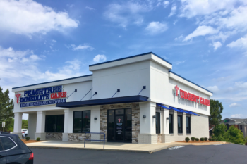 Photo of the exterior of Peachtree Immediate Care in Cumming
