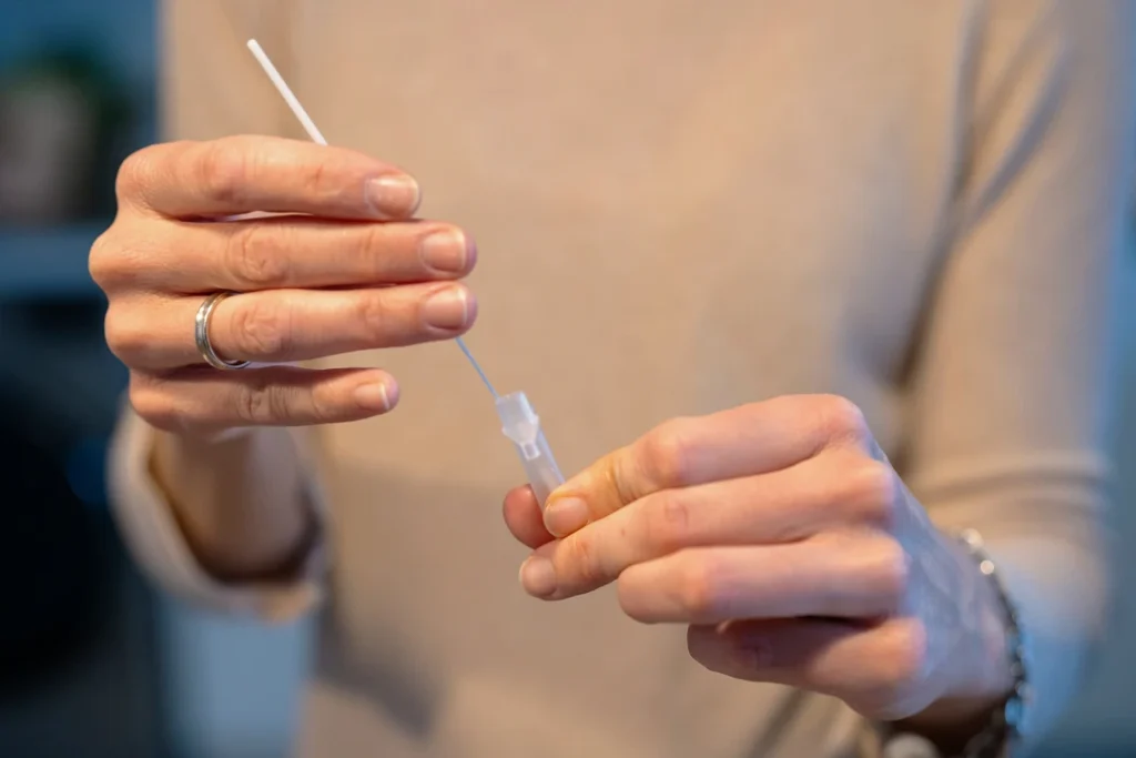 positive strep throat test